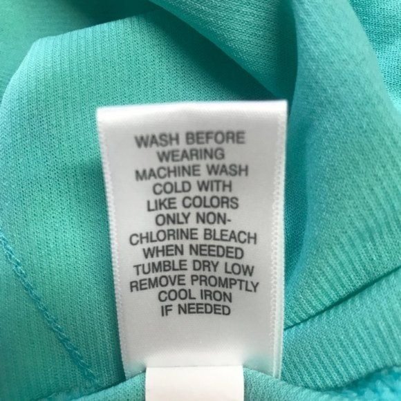 Apt 9 Ruffled Short Sleeve Top in Blue/Green - Size Small - Picture 6 of 6